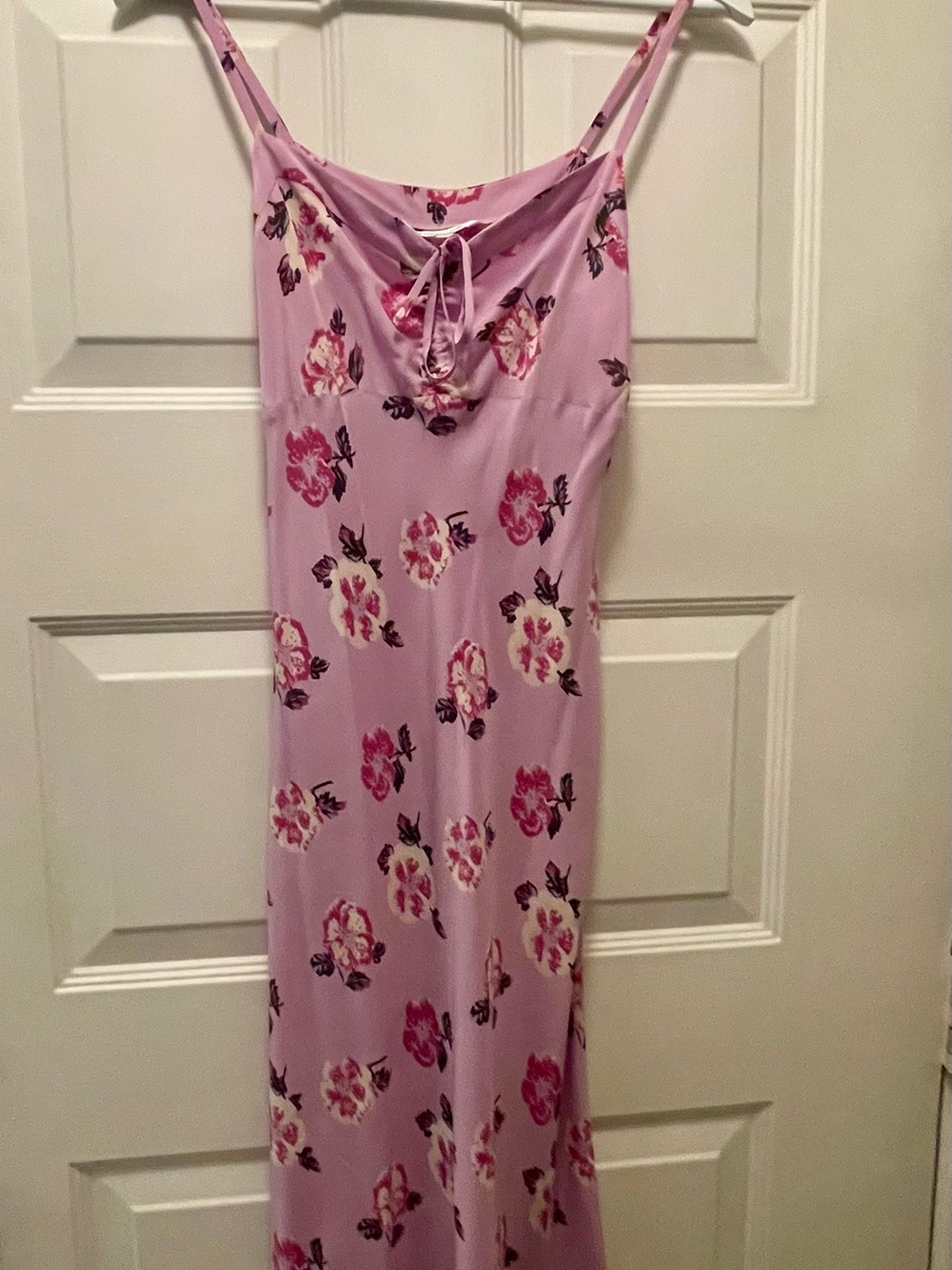 Dimension Silk Lavender Floral  Slip Dress 🌺